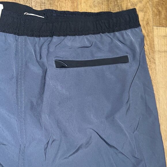 SONOMA Swim Trunks Men’s XL Blue Side pockets zippered back pocket drawstring - Picture 13 of 16